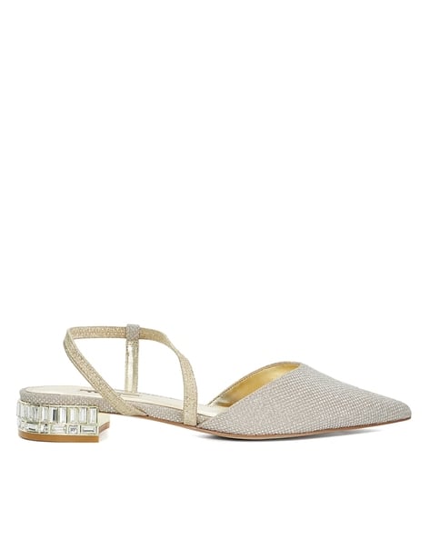Dune London Women Harlem Pointed-Toe Slingback Sandals