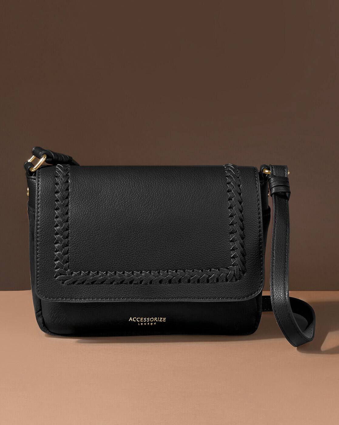 Buy Accessorize London Women Faux Leather Caffy Stit Online