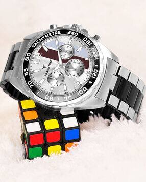 frank time FT-0045 SL Men Stainless Steel Chronograph Watch-picture-51