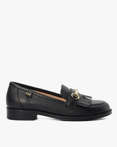 Dune London Women Round-Toe Tasseled Loafers