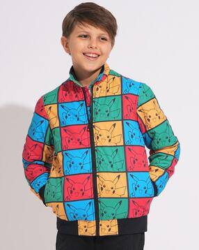 jack & jones Boys Printed Bomber Jacket with Zip-Front-picture-49