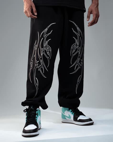 Buy Black Track Pants for Men by ZAMS Online