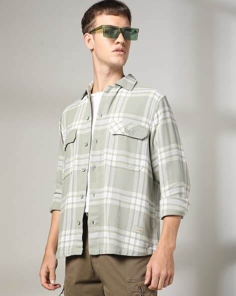 Buy Green Shirts for Men by JOHN PLAYERS JEANS Online