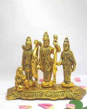 navyaksh Brass Ram Darbar Statue Showpiece-picture-38