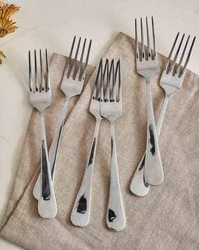 home centre Set of 6 Stainless Steel Dinner Forks-picture-29