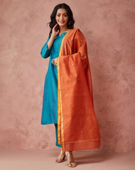 Women Woven Dupatta Price in India