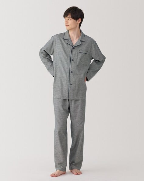 Buy Grey Night&LoungeWearSets for Men by MUJI Online
