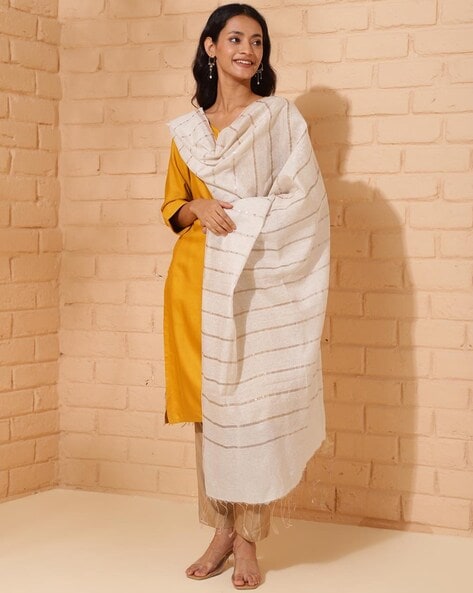 Women Striped Dupatta Price in India