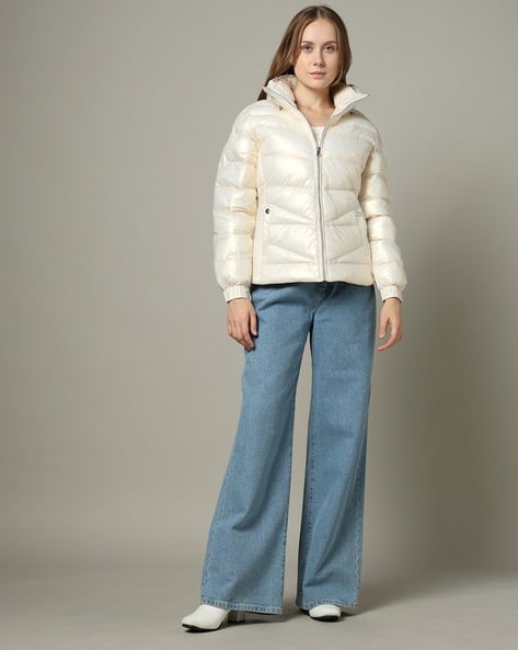 Buy Cream Jackets Coats for Women by Fort Collins Online
