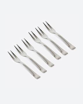 home centre Set of 6 Stainless Steel Fruit Forks-picture-18
