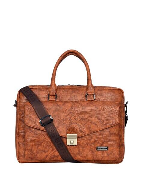 Esbeda Laptop Bag Men Men Reptilian Pattern Laptop Bag