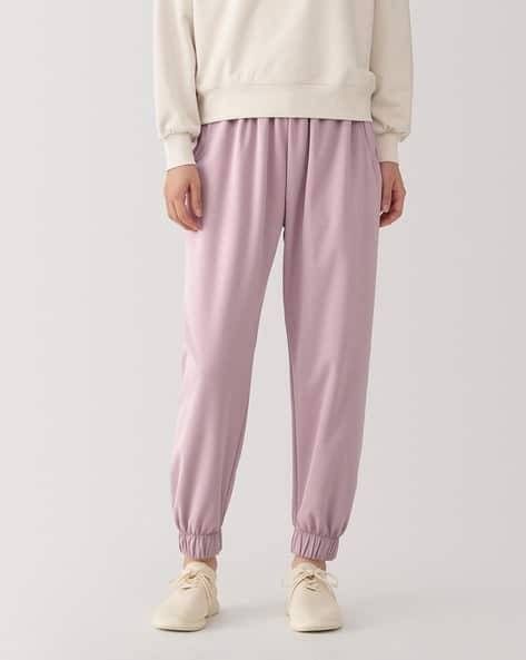 Buy Smoky Pink Trousers Pants for Women by MUJI Online