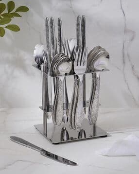 home centre Glister Astrid 25-Pieces Stainless Steel Cutlery Set-picture-22