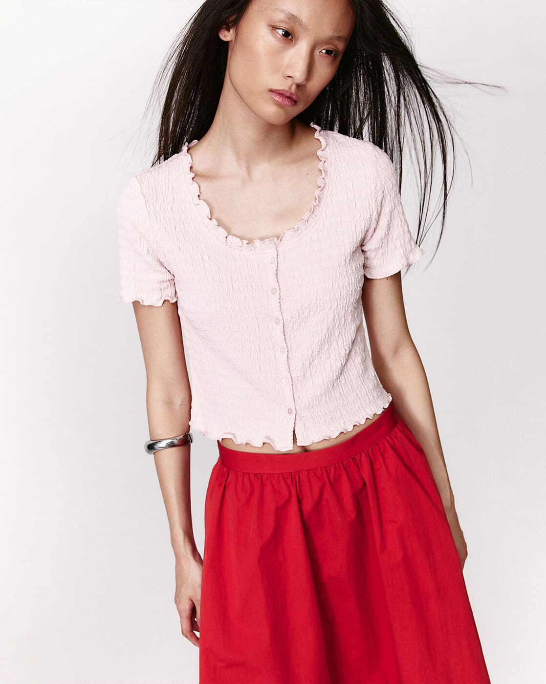 トップス andmary Luna charm tops pink トップス ANDMARY Luna charm tops pink ANDMARY】Luna charm tops