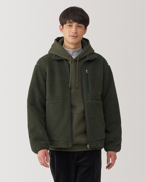 Buy Green Jackets & Coats for Men by MUJI Online | Ajio.com