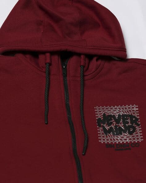 Buy Maroon Sweatshirt Hoodies for Men by SIN Online