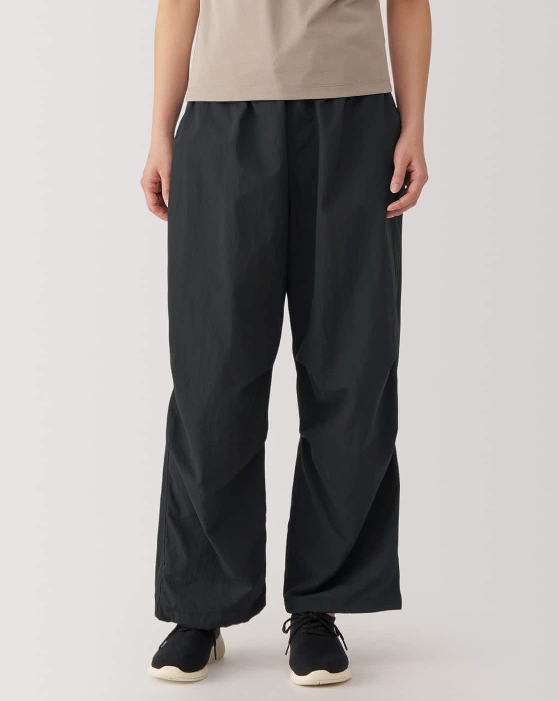 スーツ W double maximum travel pants OVY KAJA W double maximum travel pants OVY KAJA 黒 Double Zip Baggy