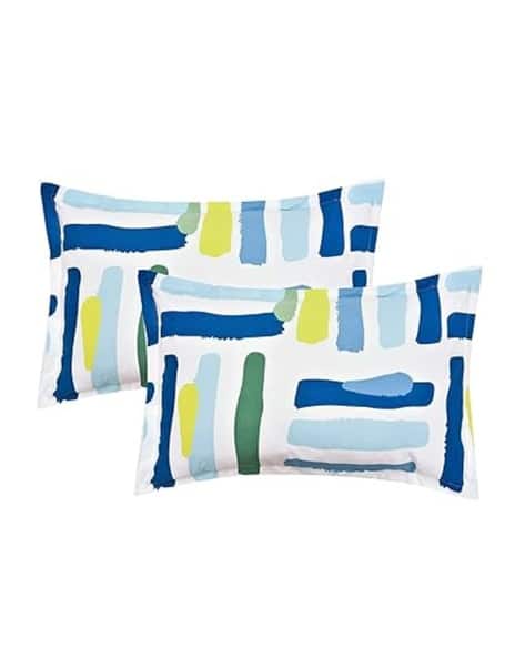 Set of Geometric Print Pillow Covers 26