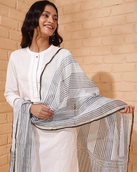 Women Striped Dupatta Price in India