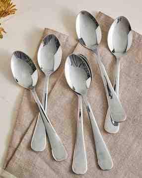 home centre Set of 6 Stainless Steel Baby Spoons-picture-16
