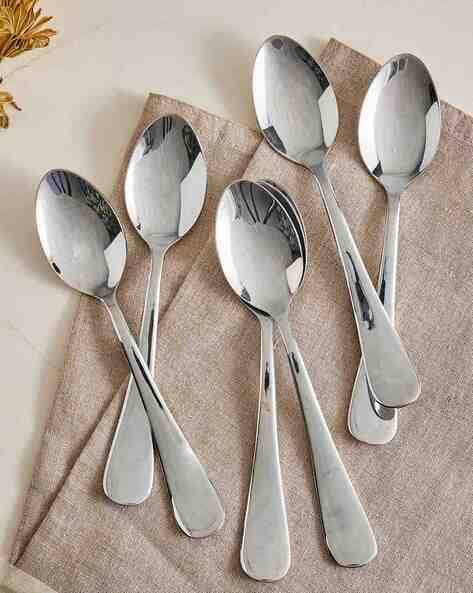 Set of Stainless Steel Baby Spoons