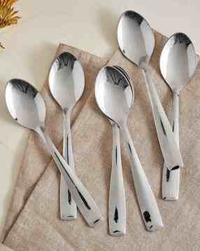 home centre Set of 6 Stainless Steel Baby Spoons-picture-21