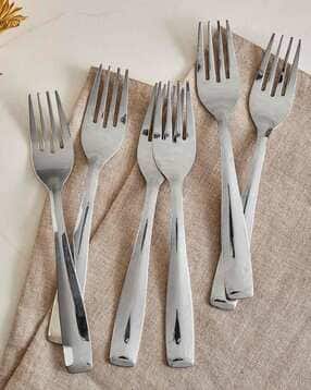 home centre Set of 6 Stainless Steel Baby Forks-picture-35