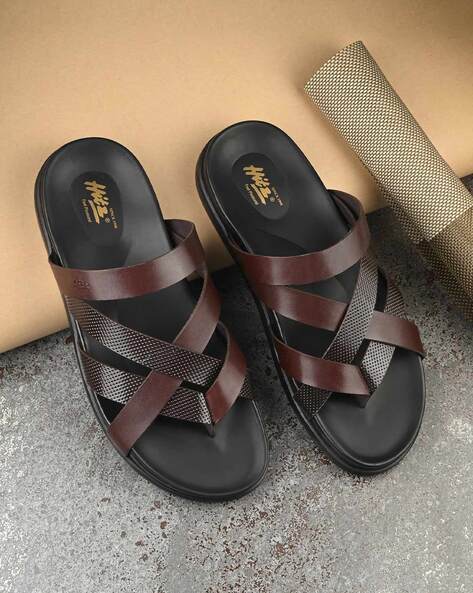 Buy Brown Sandals for Men by HITZ Online Ajio