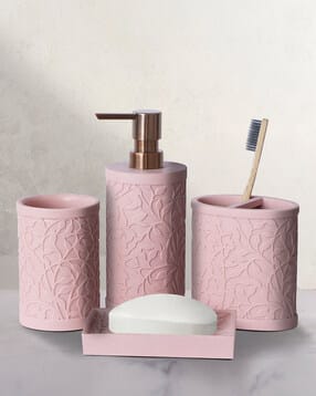 obsessions Floral Patten Bathroom Accessories Set-picture-48