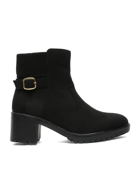 Women Ankle-Length Slip-On Boots