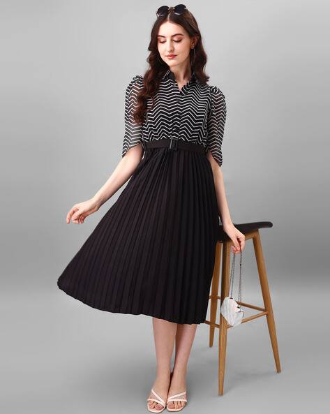 Buy Black Dresses for Women by Jash Creation Online | Ajio.com