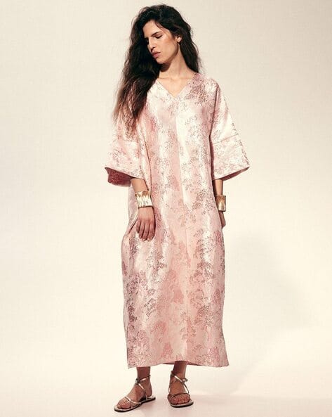 Buy H&M Women Brocade Kaftan Dress Online | Ajio.com