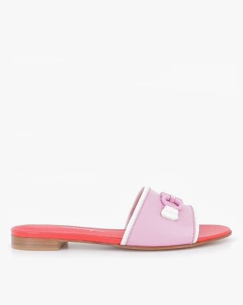 Pink Ferragamo Slides Womens Sale Salvatore Ferragamo Slides Size US