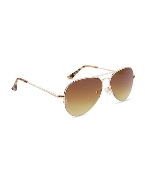 Half rim aviator sunglasses online