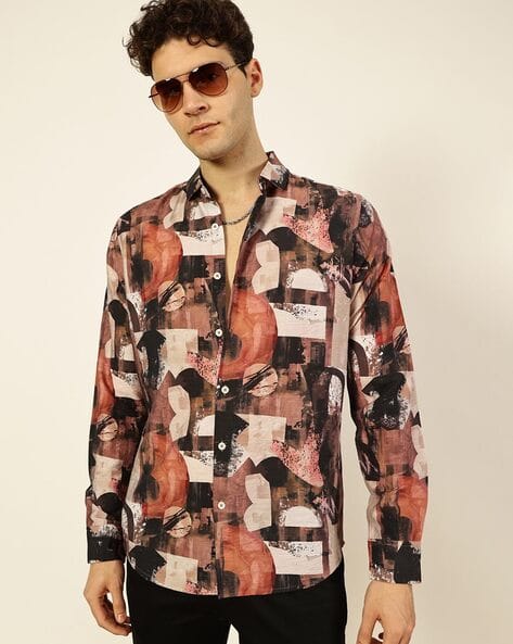 slim fit dress slacks Dark Pink Plaid Button Down Sport Shirt – Thomas Dean & Co main image 0
