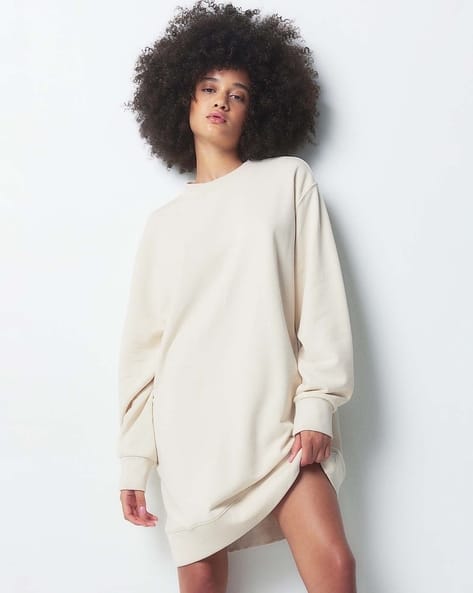h&m ladies sweatshirt dress Ladies - Pink Sweatshirt dress - Size: XS