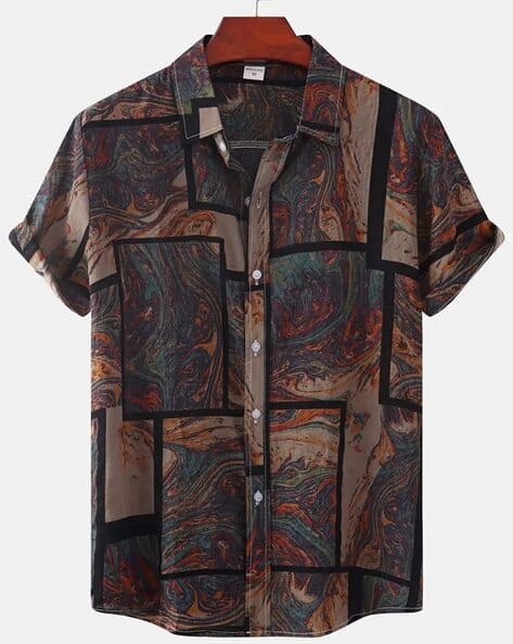 Men Regular Fit Short Sleeve Shirt