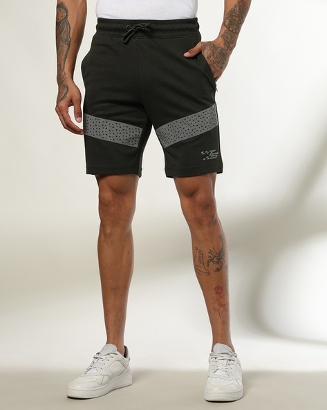 Men Regular Fit Knit Shorts