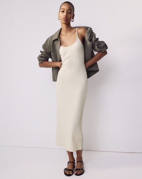 Women Crinkled Jersey Dress