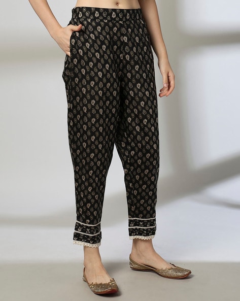 Women Paisley Print Pants Price in India