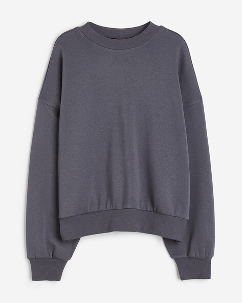 Buy Grey Sweatshirt Hoodies for Women by H M Online Ajio