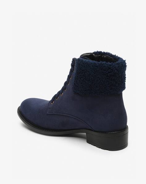 new look blue boots