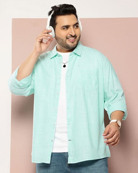 Men Striped Slim Fit Shirt