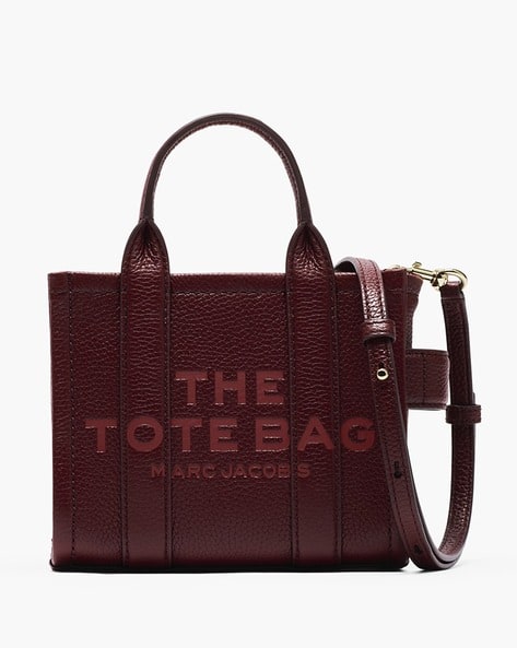 The Leather Mini Crossbody Tote Bag