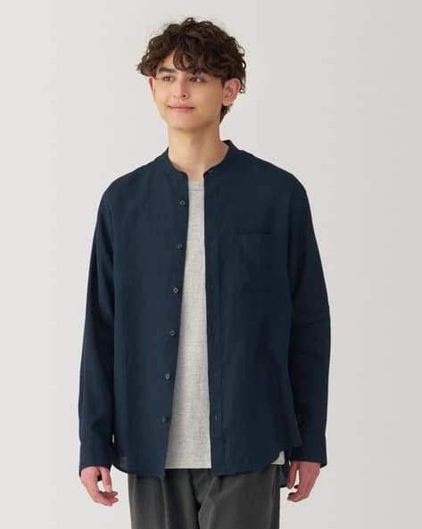 blue gray dress shirt Halyard Dress Shirt