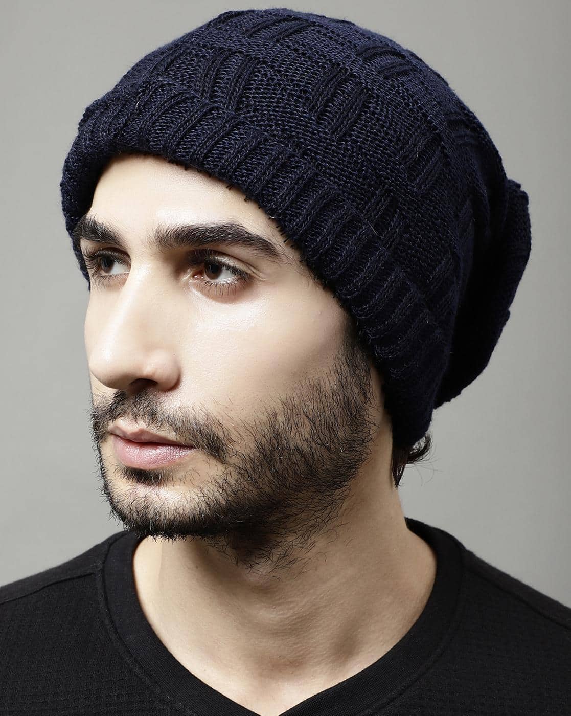Buy Navy Blue Caps & Hats for Men by Indie Picks Online | Ajio.com