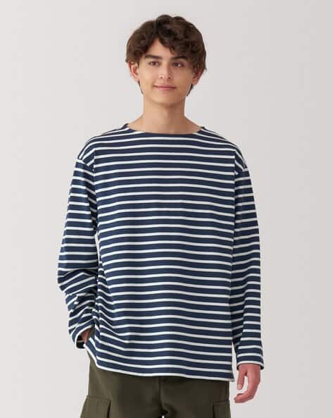 Buy Navy Blue Tshirts for Men by MUJI Online