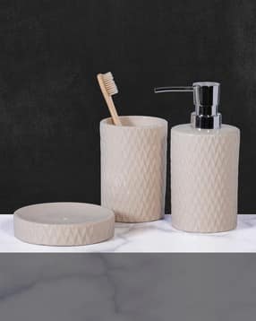 Ceramic Bathroom Accessories Set