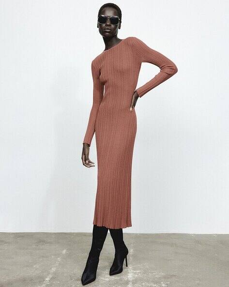 Buy H&M Women Rib-Knit Dress Online | Ajio.com Buy H&M Women Rib-Knit Dress Online | Ajio.com