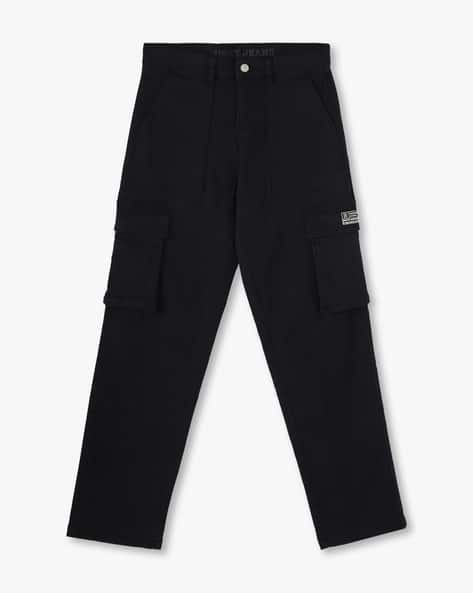 YB DNMX Boys Straight Fit Cargo Jeans deal from ajio
